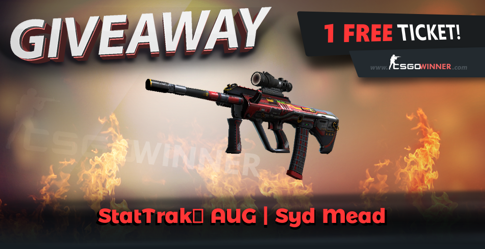 CS:GO Giveaway: StatTrak AUG | Syd Mead | CSGOWinner.com